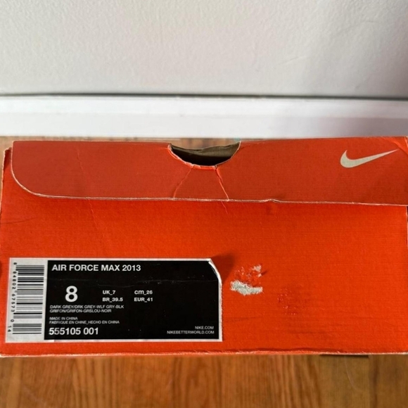 Nike Air Force Max 2013 'Barkley' Size 8 - Picture 8 of 8